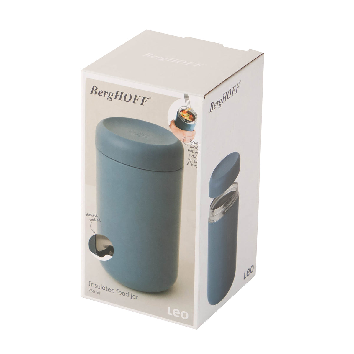 Leo Stainless Steel Insulated Food Jar 0.75 L – 8