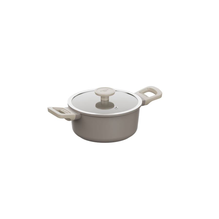 Dune låg non-stick-gryta med lock 18 cm