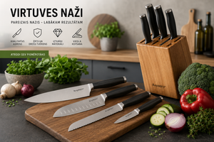 Virtuves naži – kā izvēlēties labāko virtuves nazi?