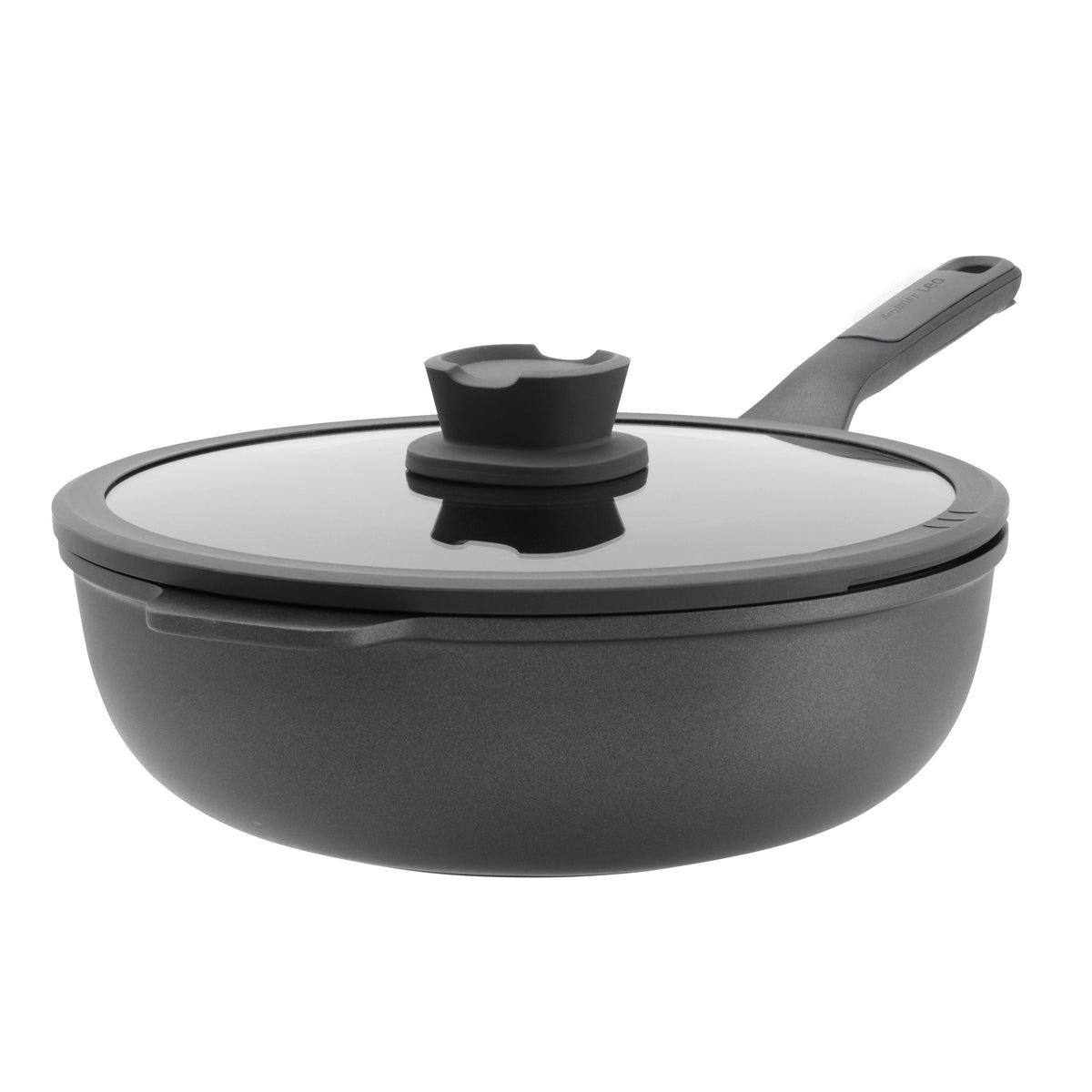 Stone+ non-stick-wok med lock 28 cm