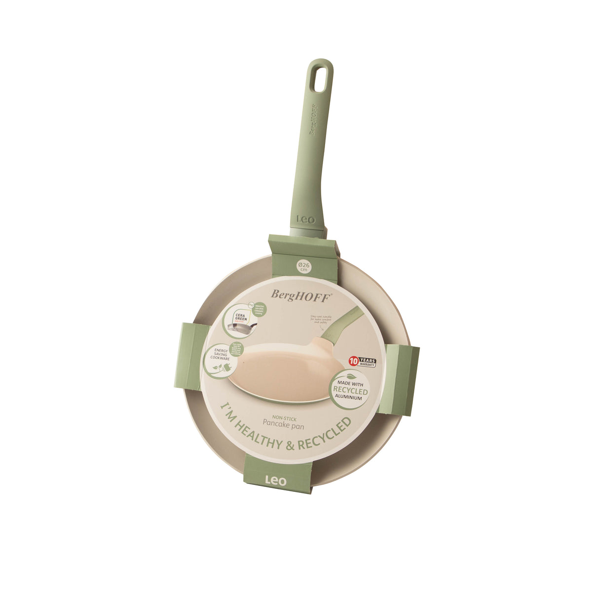 Balance non-stick-pannkakspanna 26 cm, Sage – 4