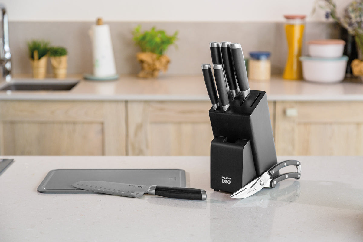Graphite 6-delat knivset med knivblock – 10