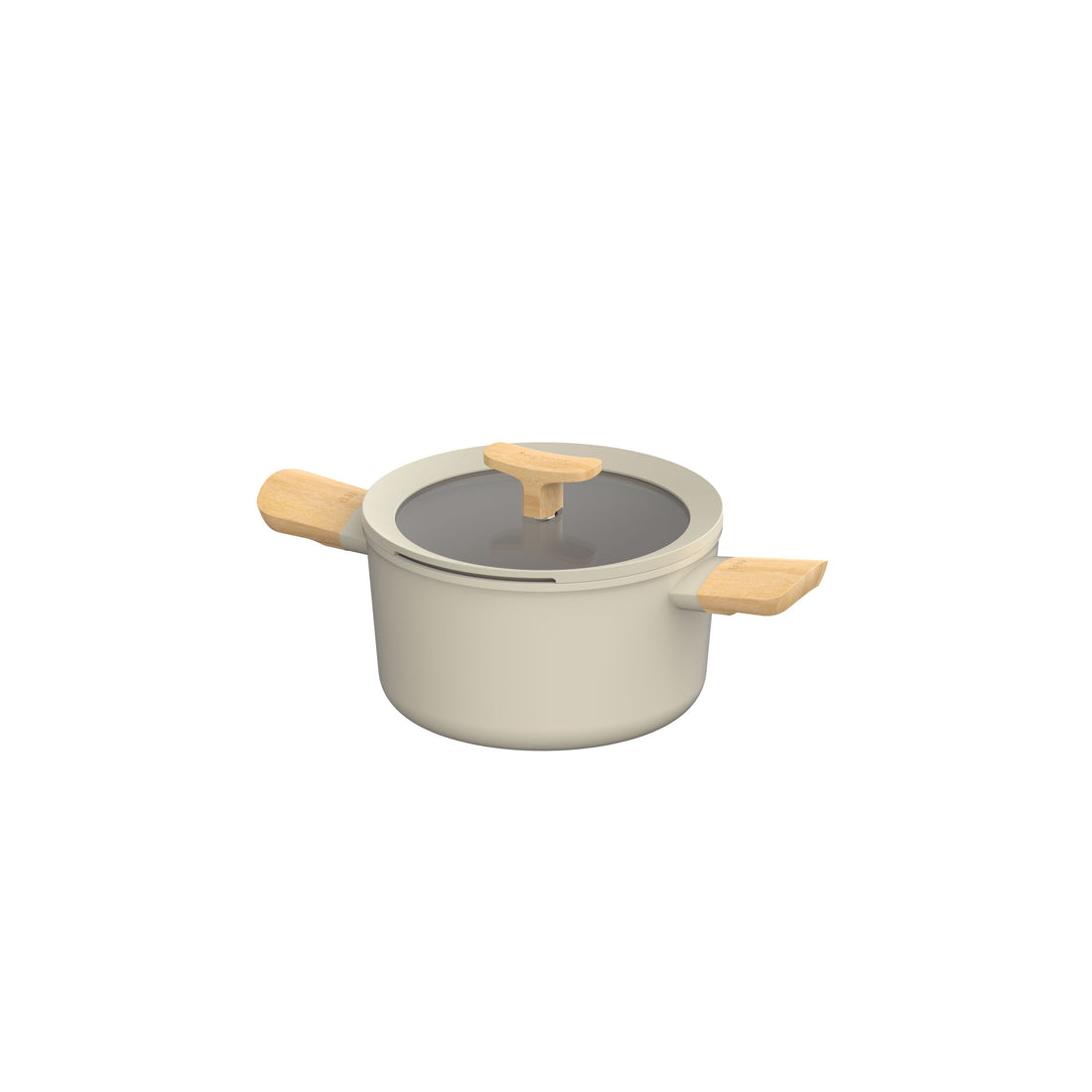 Balance non-stick kokkärlsset i aluminium Cream, 7 delar