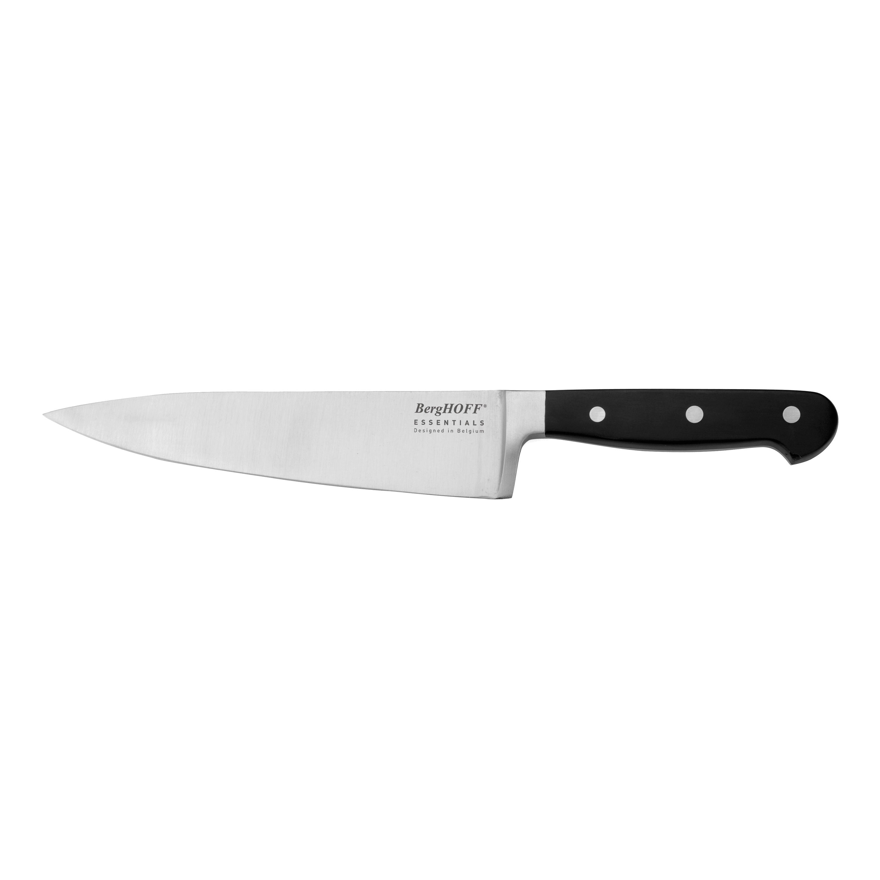 BergHOFF 20cm Chef's Knife – Solid Series Forged Stainless Steel with Full Tang Handle