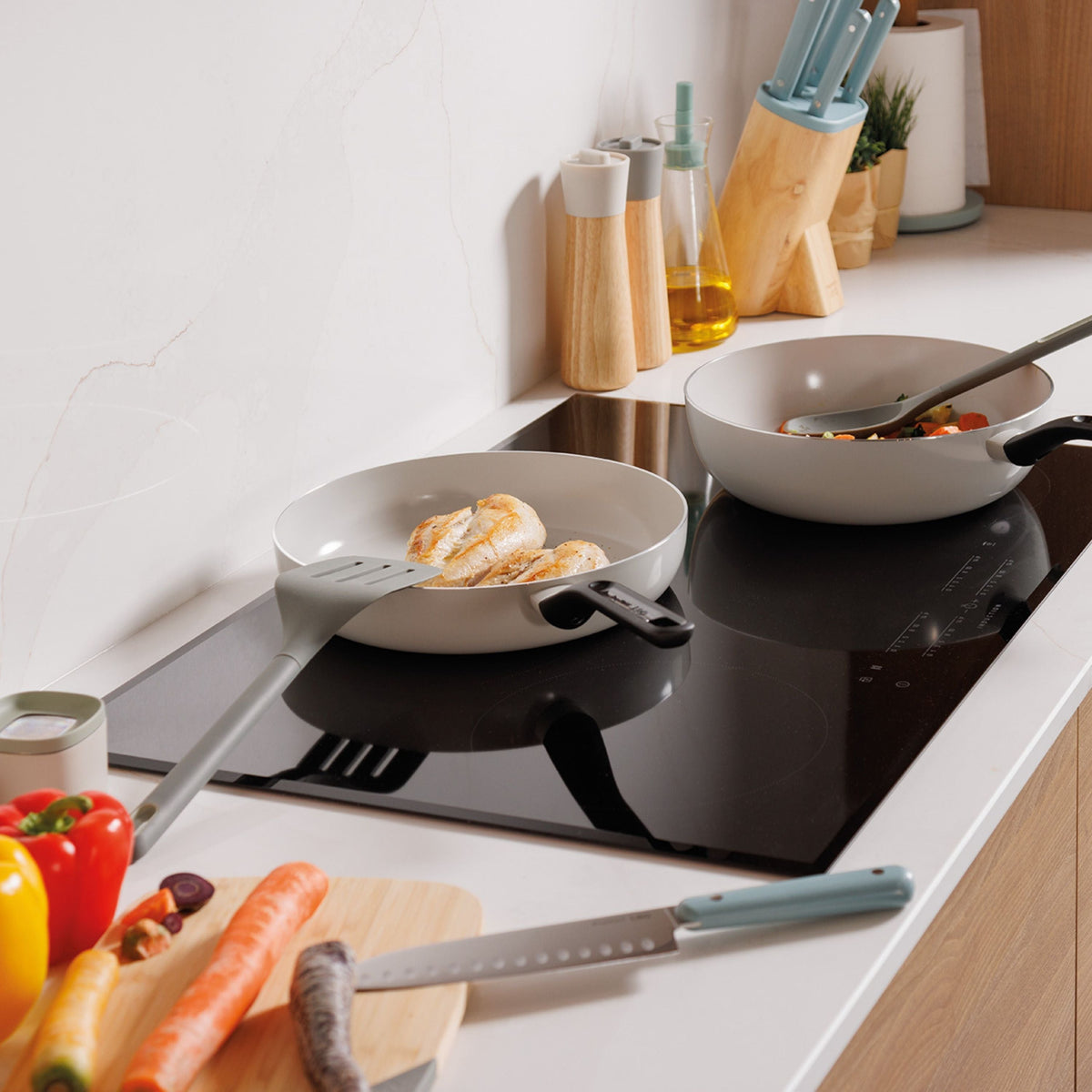 Glints 2-delat set med non-stick-stekpannor, Spirit – 2