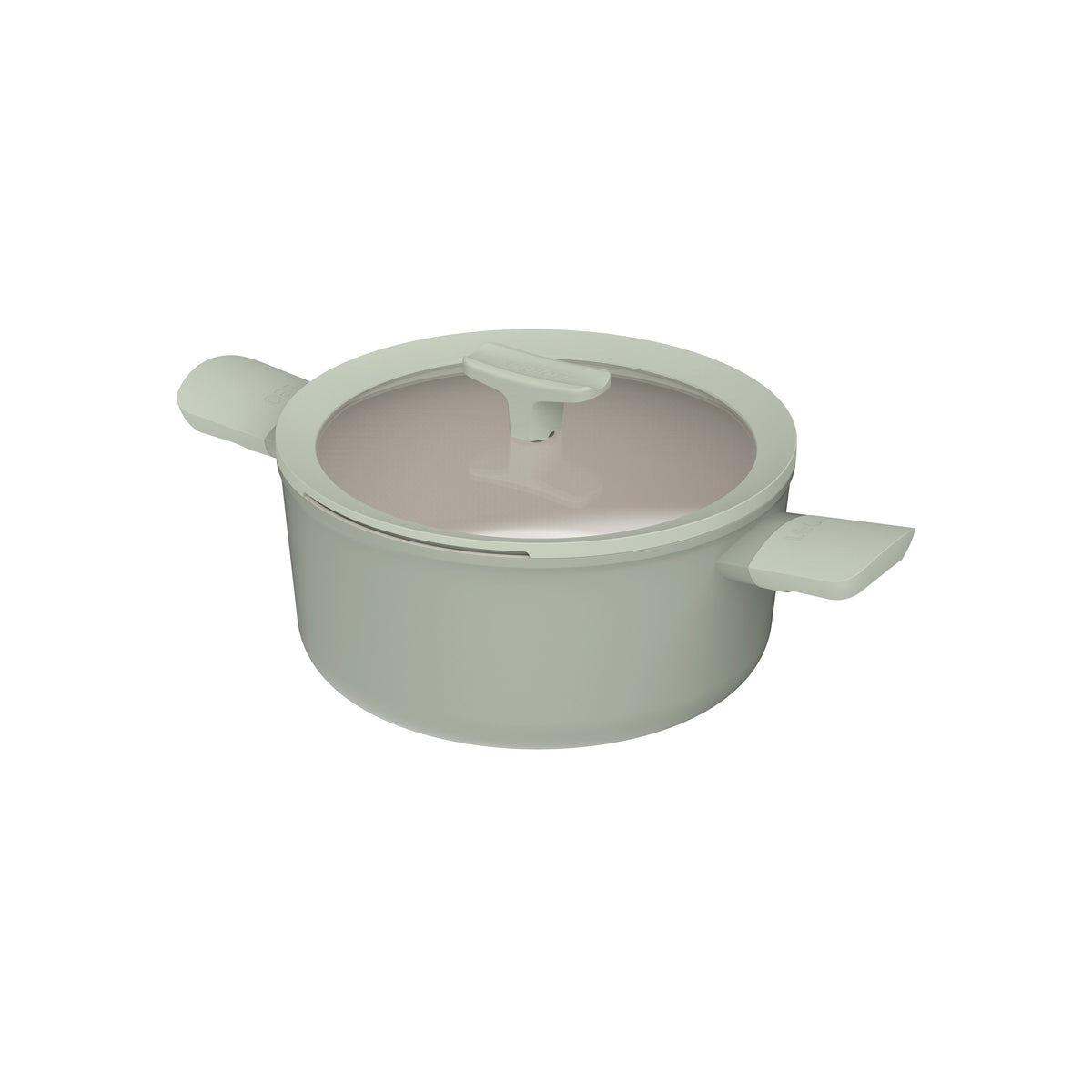 Balance non-stick-kastrull med lock 24 × 11,5 cm, Sage