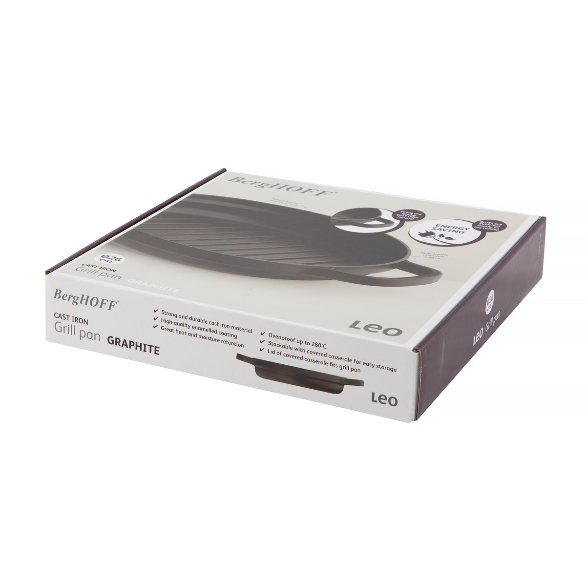Graphite grillpanna i gjutjärn 26 cm – 3
