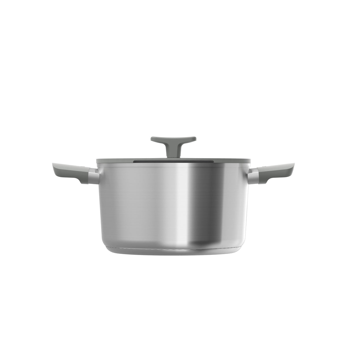 Balance stor kastrull i rostfritt stål med lock 24 cm, Moonmist – 2