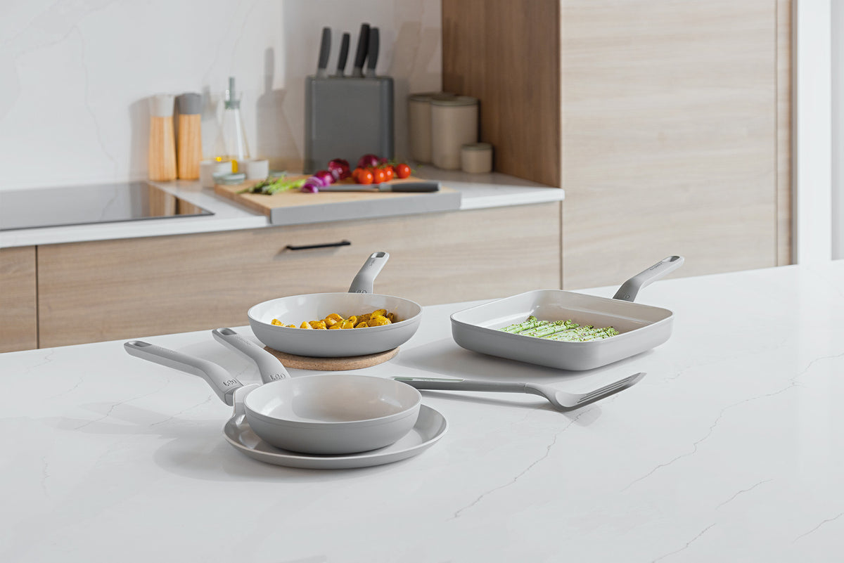 Balance 4-delat set med non-stick-stekpannor och stekspade, Moonmist – 3