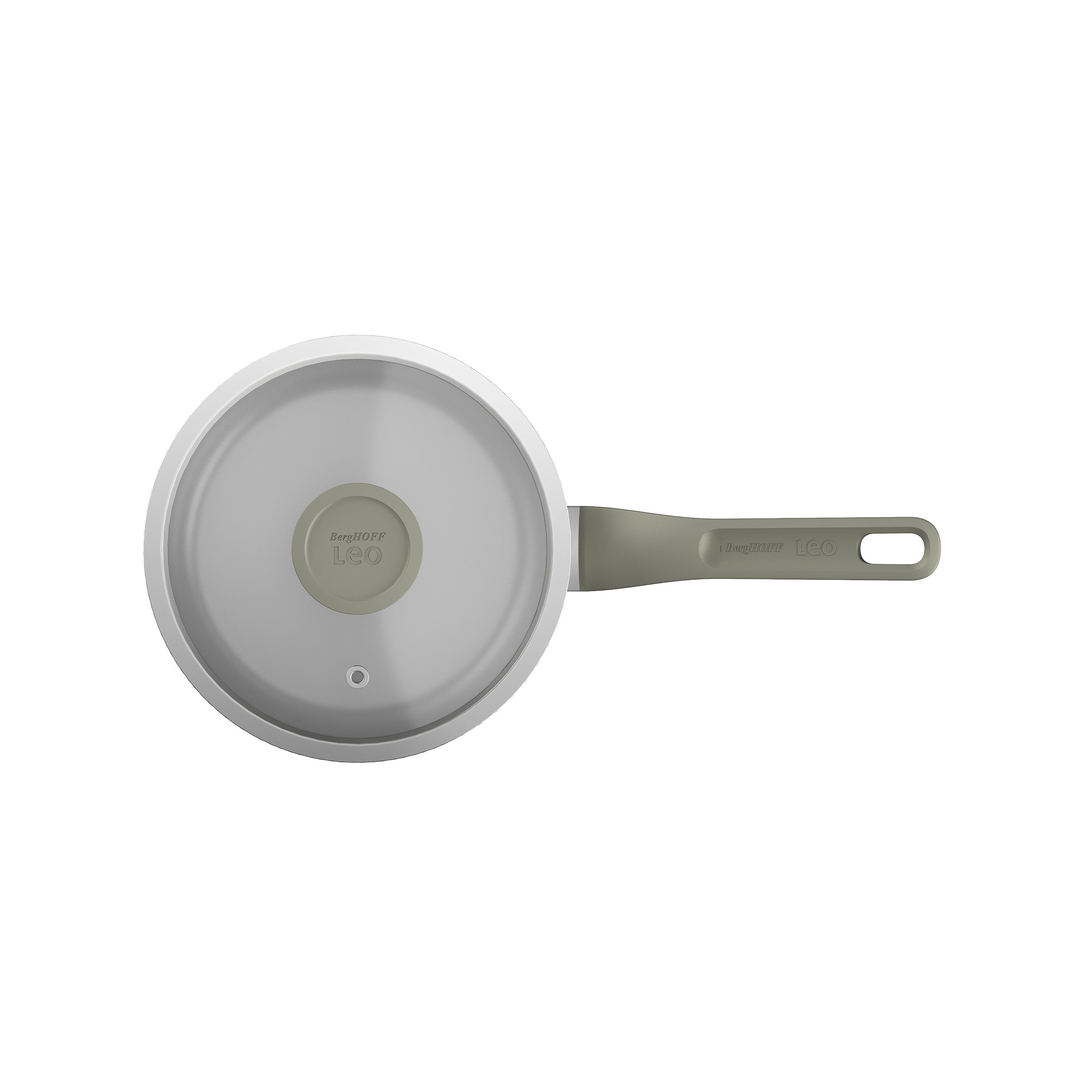 BergHOFF 6-Piece Cookware Set - Uqonic Downdraft Series with Bright Handles and Glass Lids