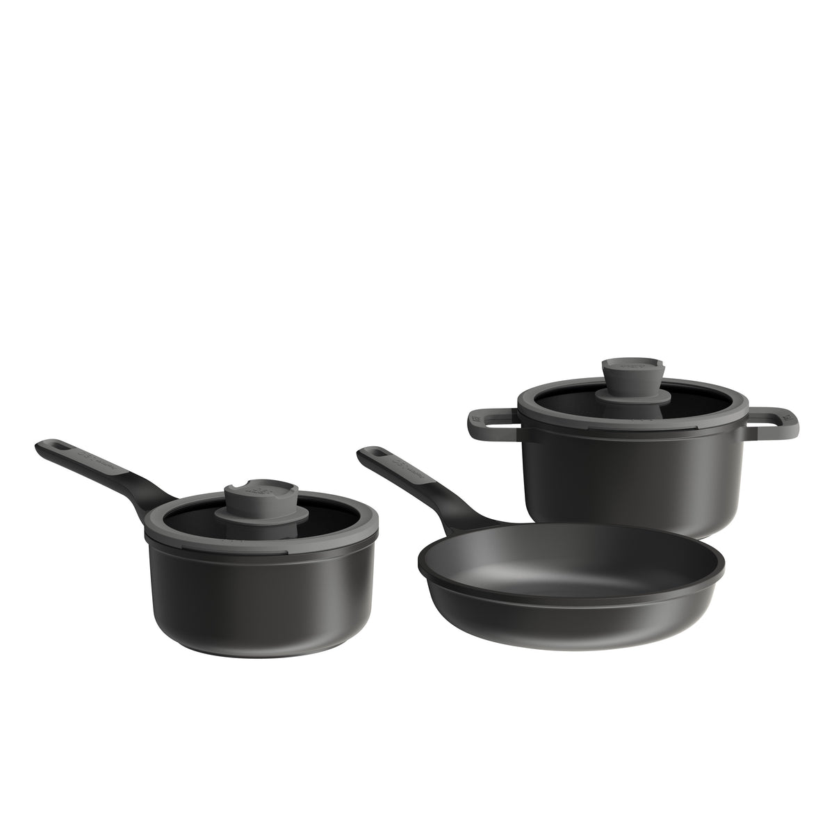 Stone+ 5-delat kastrullset med non-stick