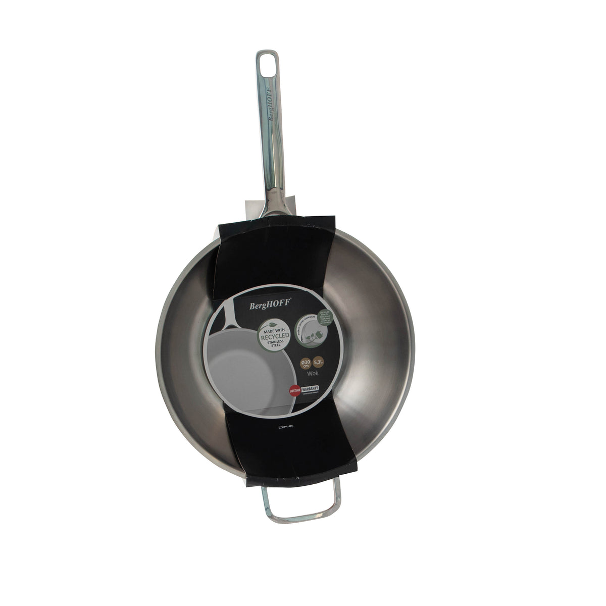 Helix wok i rostfritt stål 30 cm – 3