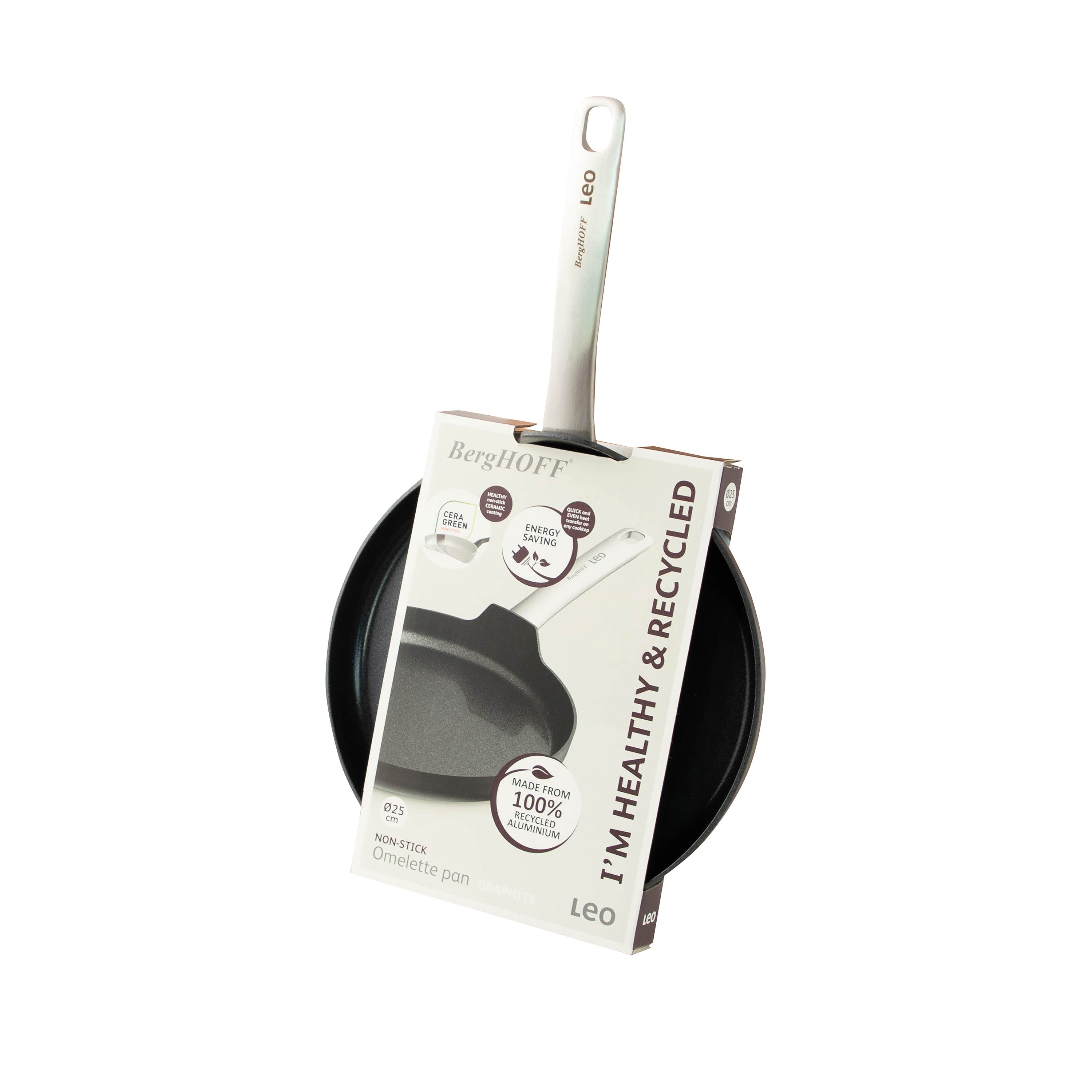 Graphite omelettpanna med non-stick-beläggning 25 cm