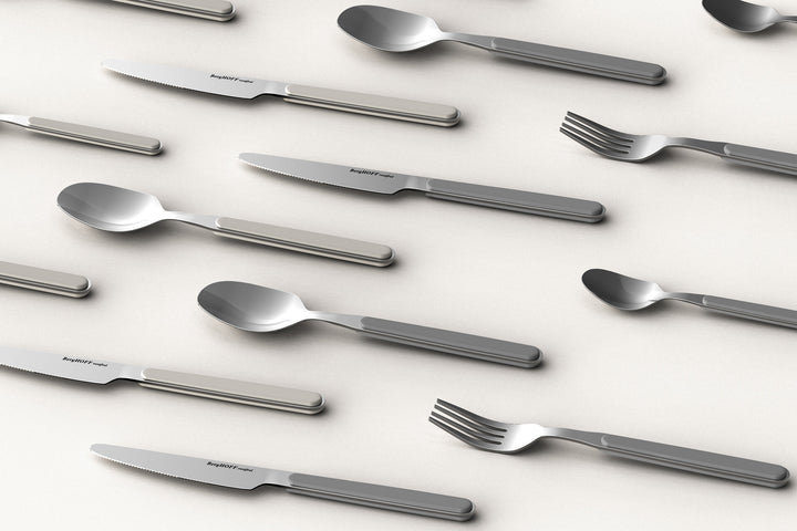 BergHOFF 30-Piece Flatware Set - Essence Collection by Ralph Kramer, Stainless Steel Cutlery