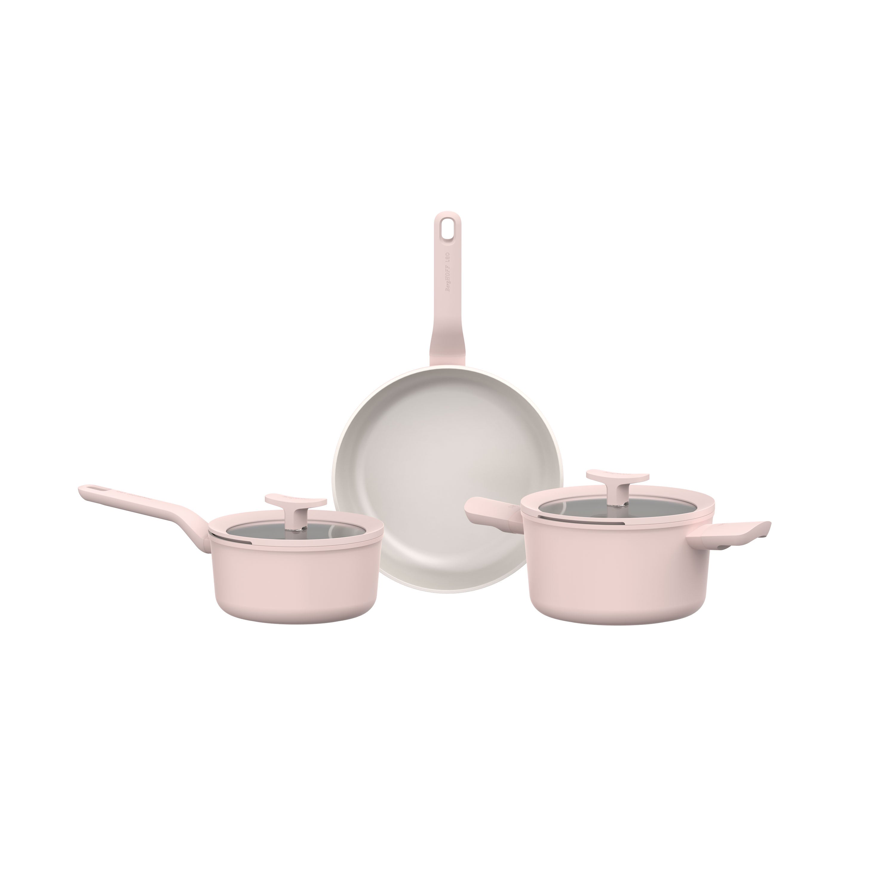 Balance non-stick kokkärlsset i aluminium Rose, 5 delar