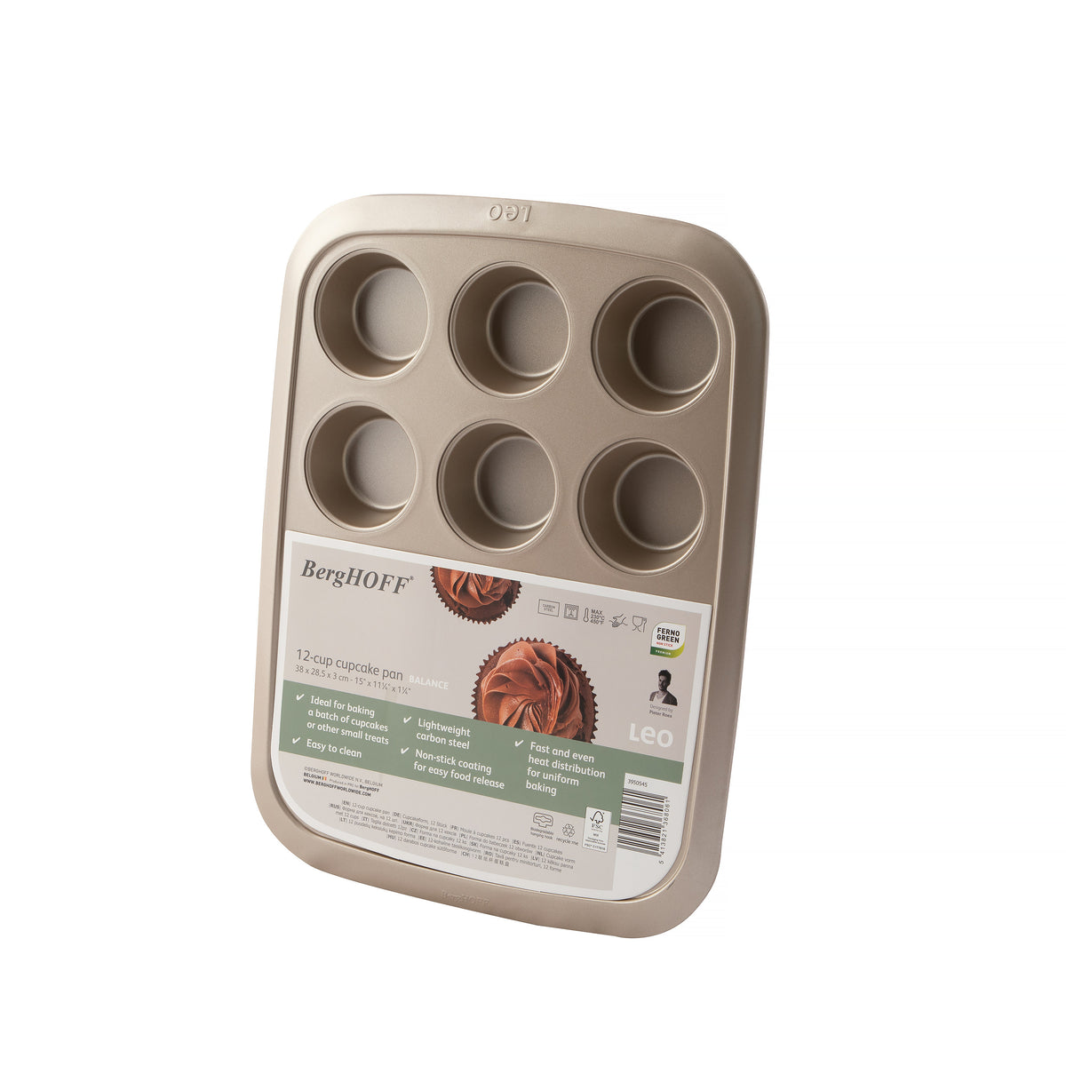 Balance non-stick-muffinsplåt för 12 – 2