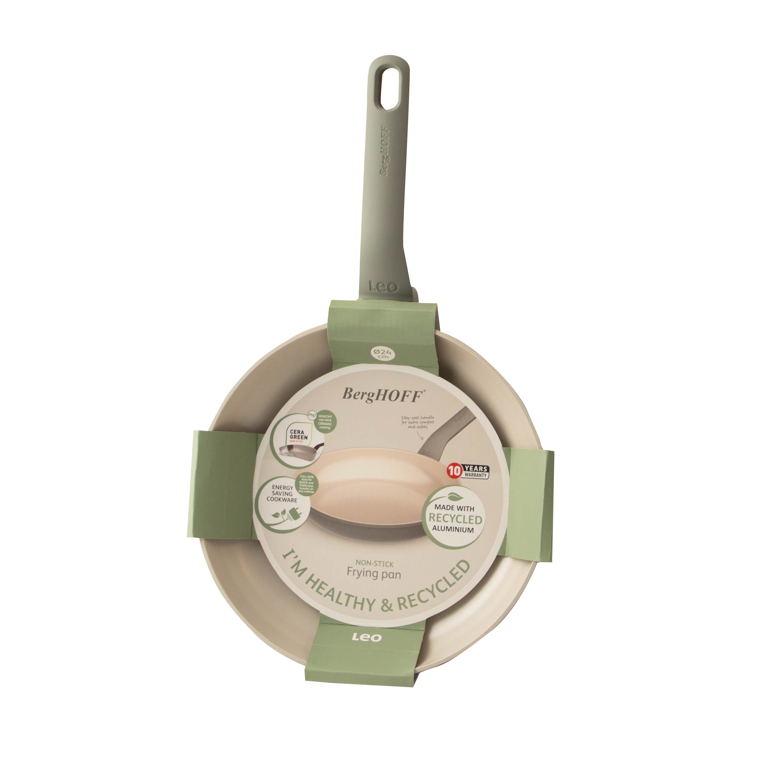 BergHOFF 24cm Frying Pan - Balance Moonmist with Healthy Non-Stick Coating & Stay-Cool Handle