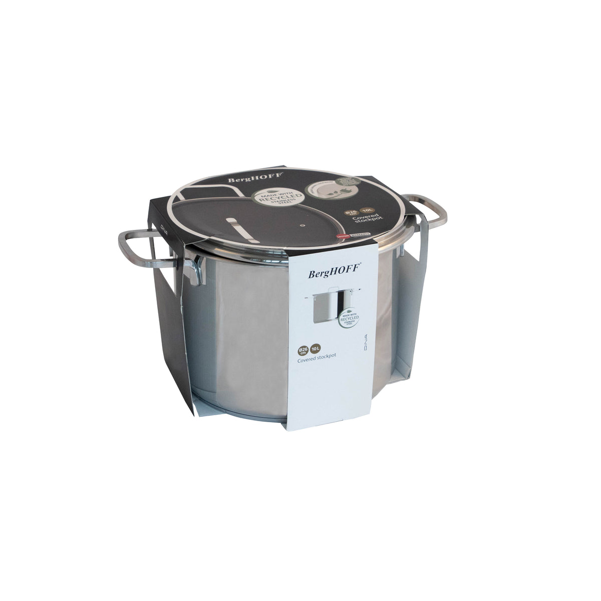 Helix Stainless Steel Covered Stockpot 26 cm – 3