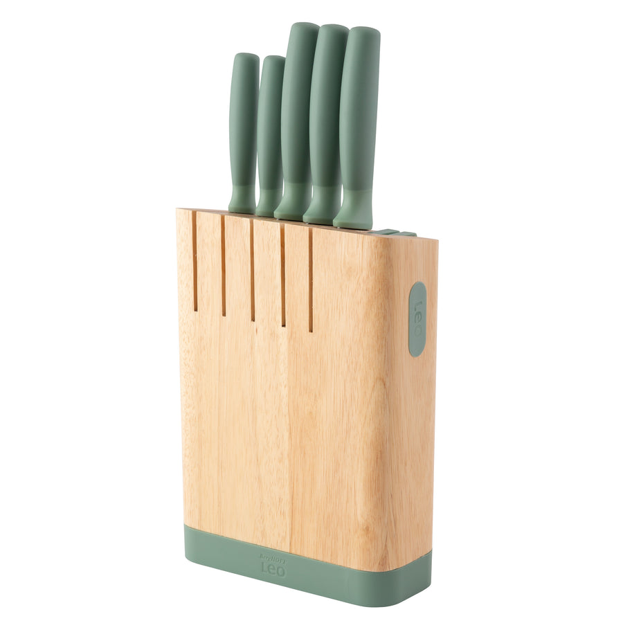 Forest 6-delat knivset med knivblock