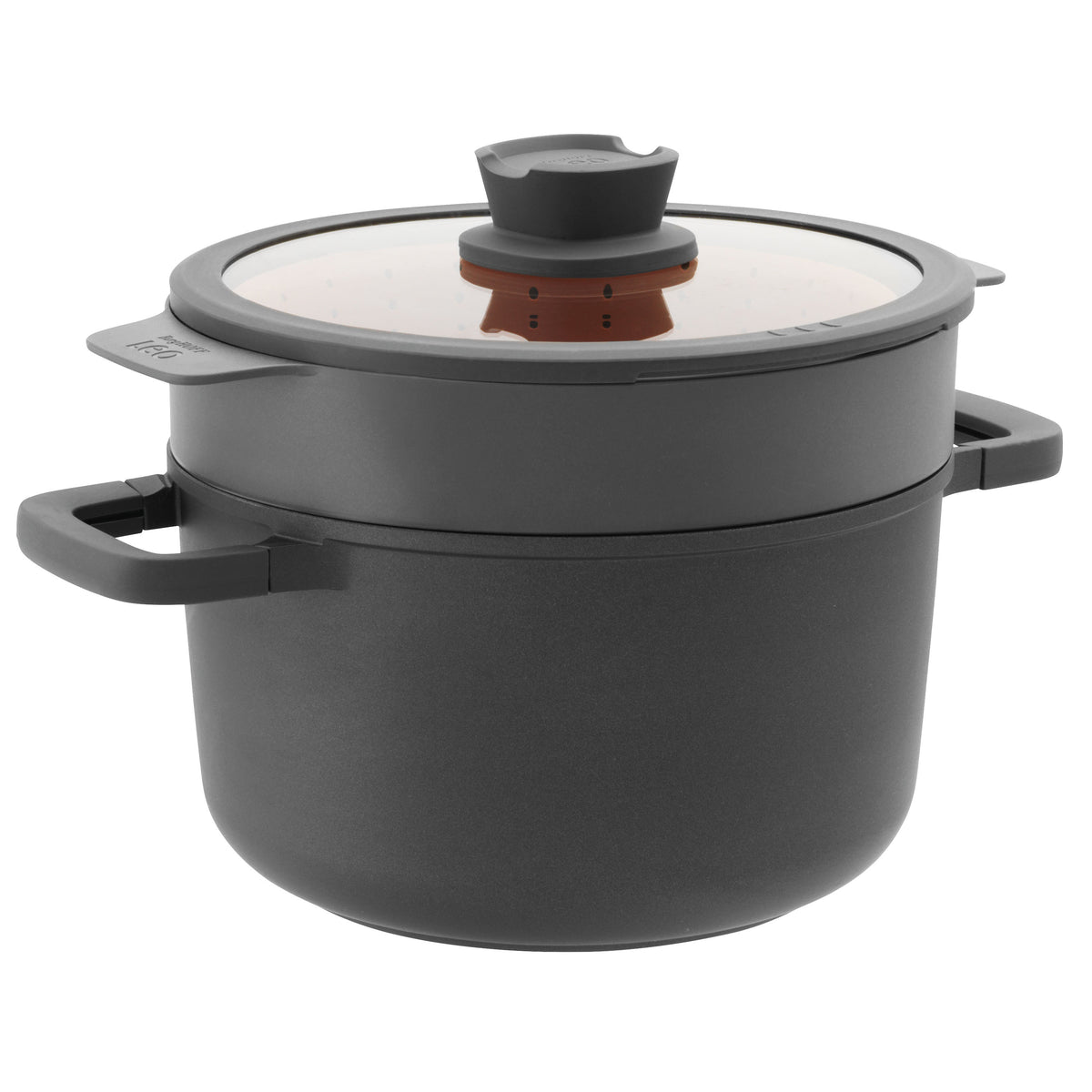 Stone+ stor non-stick-kastrull med lock 24 × 14 cm – 3