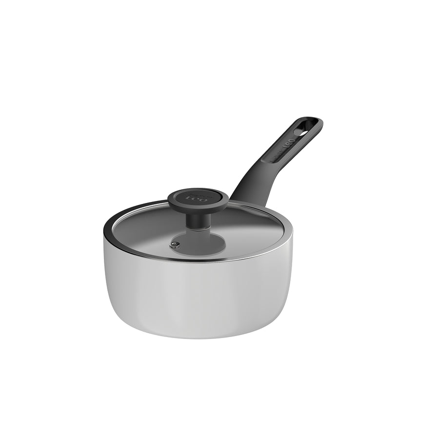 Glints non-stick-kastrull med skaft och lock 18 cm, Spirit