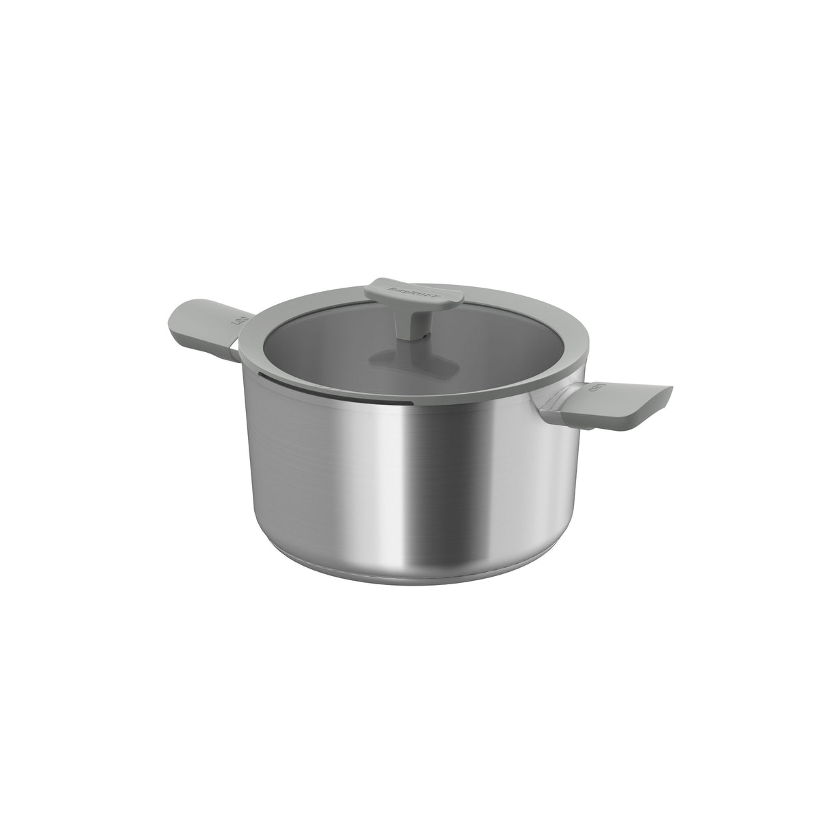 Balance stor kastrull i rostfritt stål med lock 24 cm, Moonmist