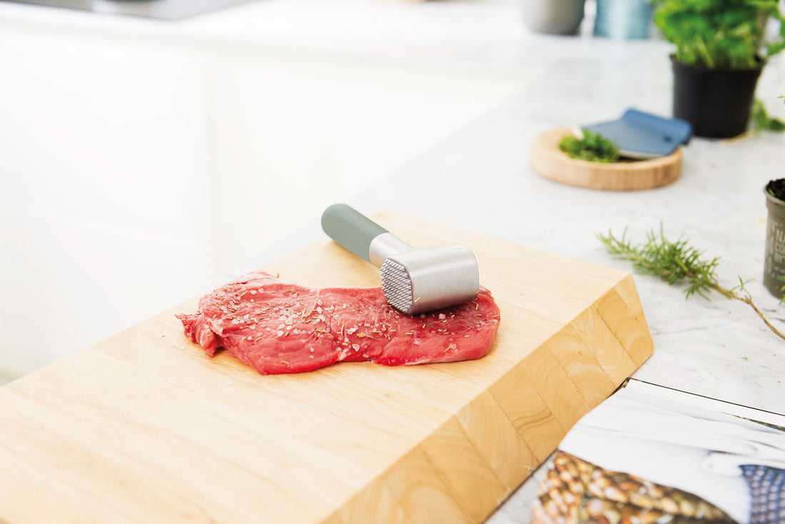 BergHOFF Meat Hammer - Balance Series Dual-Sided Tenderizer and Flattener with Comfortable Grip