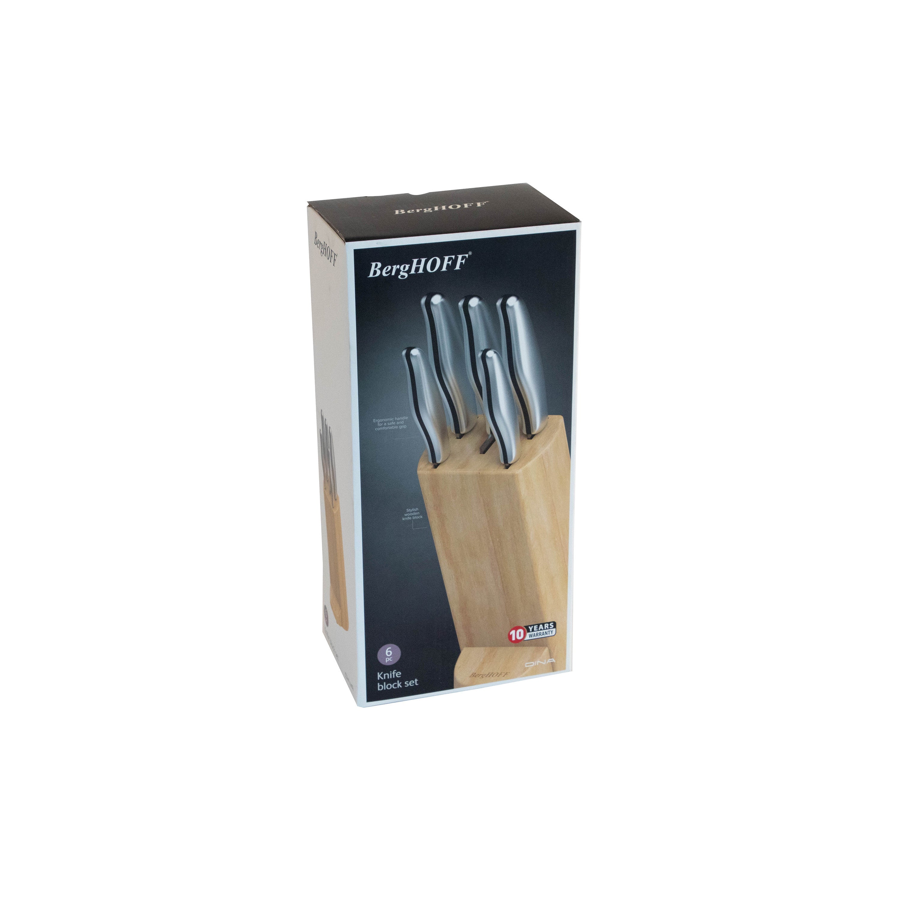 BergHOFF Entity 6-pc Knife Block Set