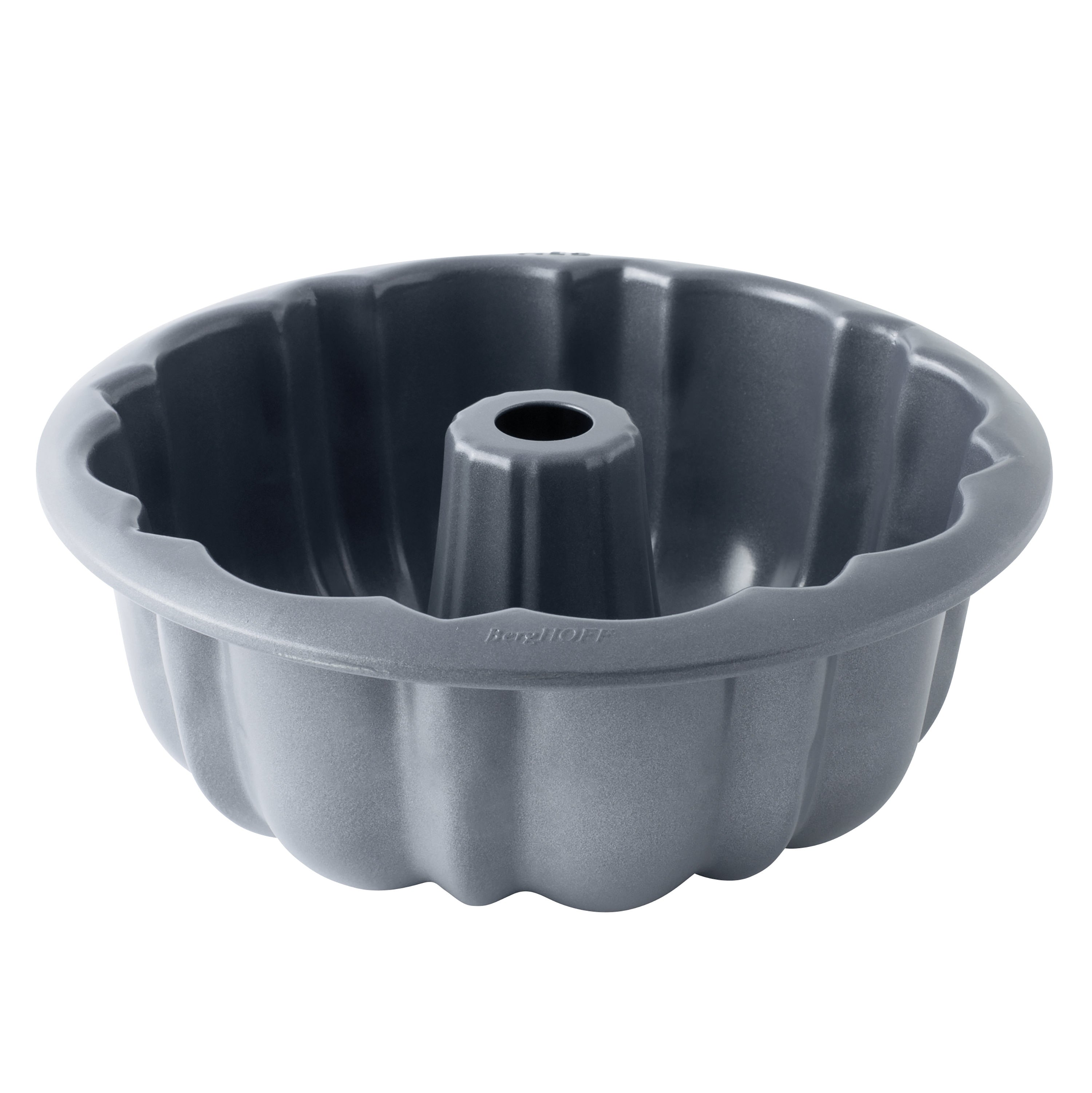 BergHOFF Fluted Cake Pan - Non-Stick Carbon Steel Bundt Pan with Even Heat Distribution