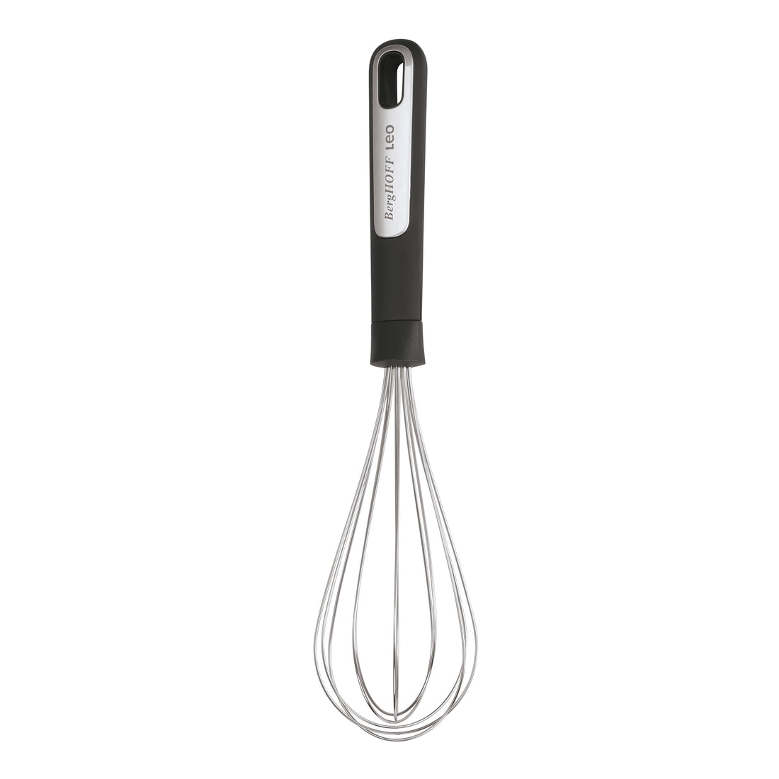 BergHOFF Whisk - Graphite Series with Silicone Edge and Recycled Handle for Non-Stick Safety
