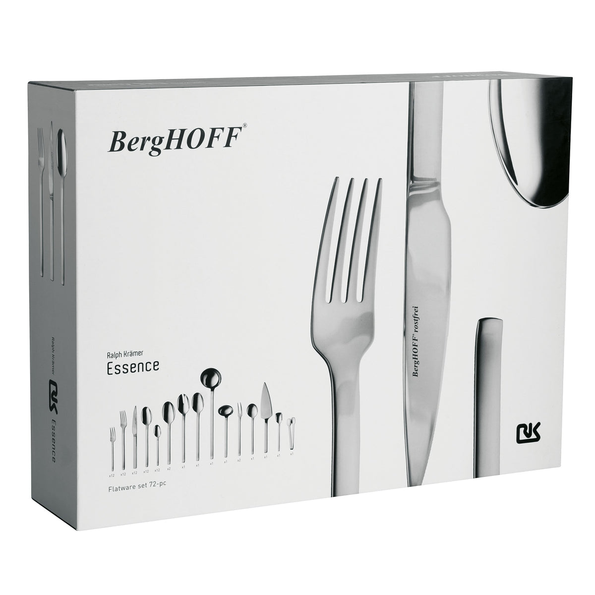 Essence 72-delat bestickset i rostfritt stål – 4