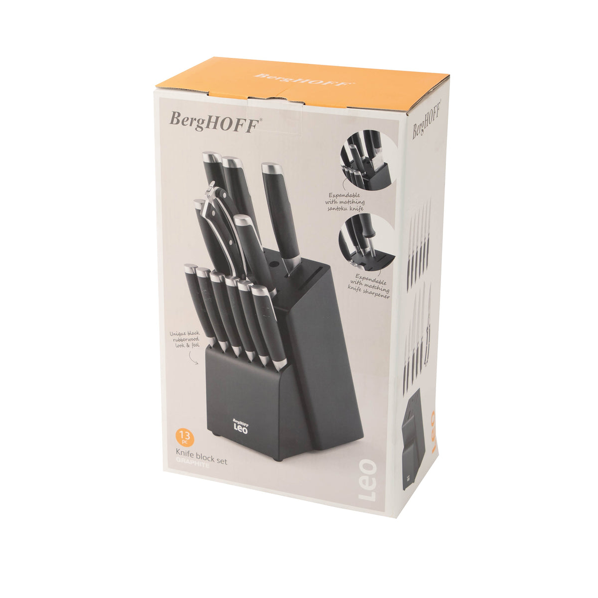 Graphite 13-delat knivset med knivblock – 11