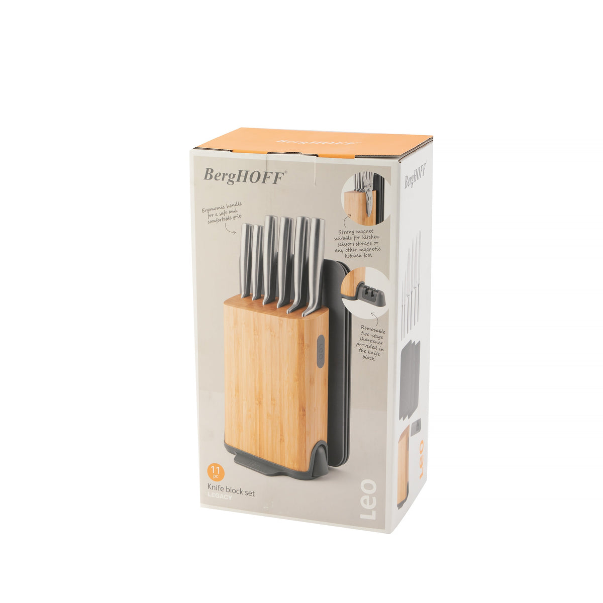 Legacy 11-delat knivset med knivblock – 16